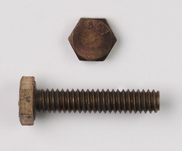 B38X1HBSB 3/8-16 X 1 HEX BOLT SILICON BRONZE